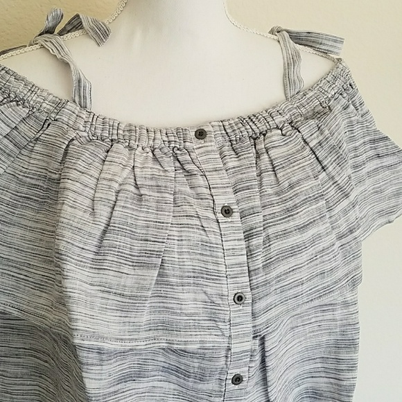 Lucky Brand Off the Shoulder Top 1x - Picture 2 of 6